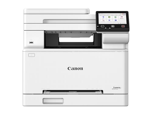 Canon i-SENSYS MF664Cdw Wireless All-in-One Colour Laser Printer – A4 Print, Copy and Scan– 21 ppm – LCD Touch Screen – With Wi-Fi and Scan to Cloud – Office Printer